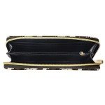 Brown Cow Print Leather Wallet Clutch for Everyone