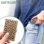 Swooflia Metal Leopard Business Card Holder for All