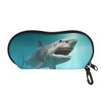 Shark Design Eyeglasses Case for Men and Boys