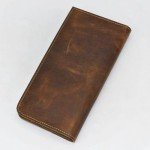 Men's Leather Zipper Pocket Wallet and Phone Case