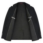 Slim Fit Black Sport Coat for Men