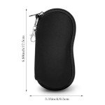 2 Pack Portable Sunglasses Case with Clip