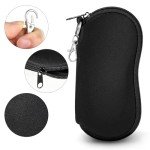 2 Pack Portable Sunglasses Case with Clip