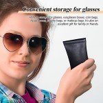 Xuhal 8-Pack PU Leather Sunglasses Cases