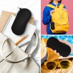 2 Pack Portable Sunglasses Case with Clip