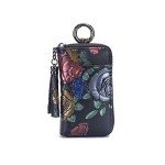 Stylish Black Leather Key Case for Men and Women