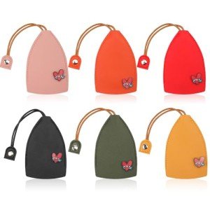 Cute Heart Key Fob Holder - 6 Colors Available