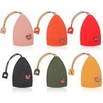 Cute Heart Key Fob Holder - 6 Colors Available