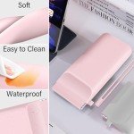 2-Pack Portable Silicone Sunglasses Case for Men & Women