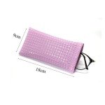 4 Pack Portable PU Leather Sunglasses Cases