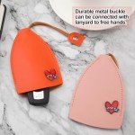 Cute Heart Key Fob Holder - 6 Colors Available