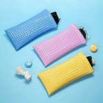 4 Pack Portable PU Leather Sunglasses Cases