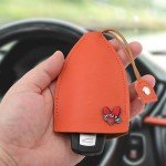 Cute Heart Key Fob Holder - 6 Colors Available