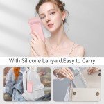 2-Pack Portable Silicone Sunglasses Case for Men & Women