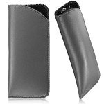 5 Pack Soft Leather Eyeglass Cases for Travel