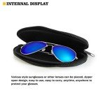 Rainbow Tie Dye Eyeglasses Case with Belt Clip