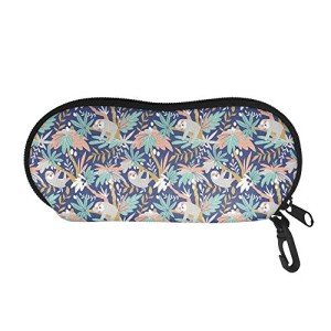 Tropical Sloth Sunglasses Case and Organizer Pouch