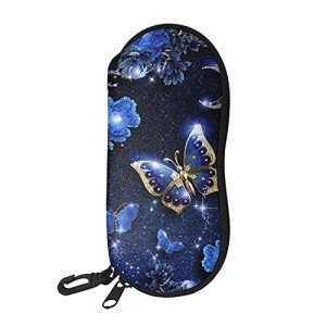 Butterfly Print Eyeglass Case for All Ages