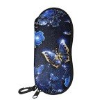 Butterfly Print Eyeglass Case for All Ages