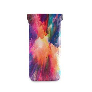 Colorful Nebula Pattern Sunglasses Pouch and Case