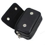 Men's Leather Waist Pack with 3 Pockets