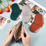 Sleek Leather Sunglasses Case with Cleaning Cloth