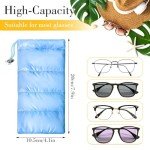2-Pack Soft Sunglasses Pouch with Drawstring Closure
