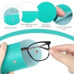 10-Pack Soft Leather Eyeglass Cases for Men