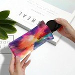Colorful Nebula Pattern Sunglasses Pouch and Case
