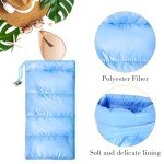 2-Pack Soft Sunglasses Pouch with Drawstring Closure