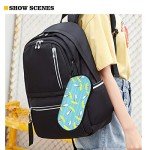 Starry Sky Galaxy Zipper Eyeglass Organizer Case