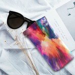 Colorful Nebula Pattern Sunglasses Pouch and Case