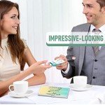 Swooflia Slim Metal Business Card Holder – Green Yellow