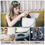 Sleek Leather Sunglasses Case with Cleaning Cloth