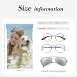 Custom Personalized Eyeglass Case for Men & Women