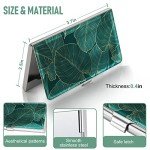 Swooflia Slim Metal Card Holder - Tropical Leaves