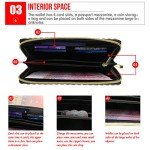 Galaxy Starry Sky Wallet Case for Men