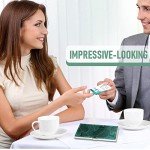 Swooflia Slim Metal Card Holder - Tropical Leaves