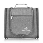Extra Large Men's Hanging Toiletry Bag - Light Grey