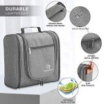 Extra Large Men's Hanging Toiletry Bag - Light Grey