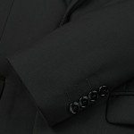 Slim Fit Black Sport Coat for Men