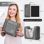 Extra Large Men's Hanging Toiletry Bag - Light Grey