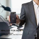 Slim RFID Blocking Wallet for Men - Grey