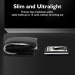 Men's Slim Metal Wallet with RFID Blocking