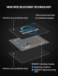 6-Pack RFID Blocking Wallet Protectors - Black