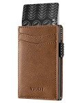 VULKIT Men's Slim RFID Wallet for 11 Cards