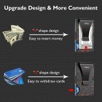 Men's Slim Metal Wallet with RFID Blocking