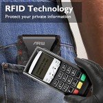 Men's Slim Metal Wallet with RFID Blocking