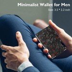 Men's Slim Metal Wallet with RFID Blocking