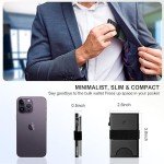 Slim RFID Blocking Wallet for Men - Grey